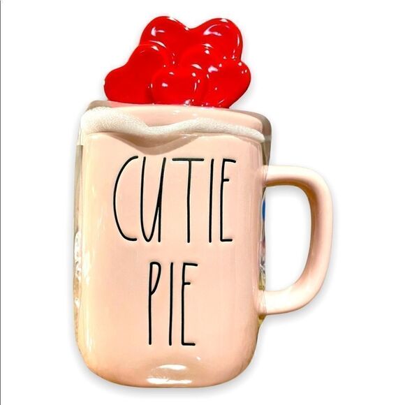 NWT Rae Dunn Cutie Pie Covered Mug - Picture 1 of 2